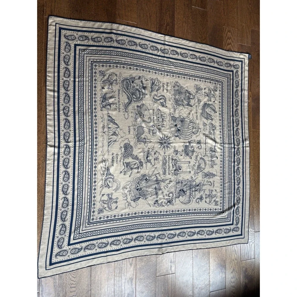 Hermes Cashmere Shawl 